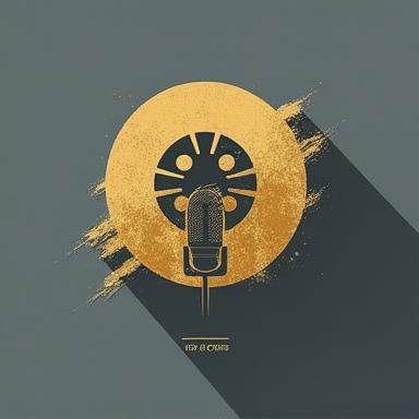 Modern, clean logo for the 'Vozes da Cidade' Podcast
